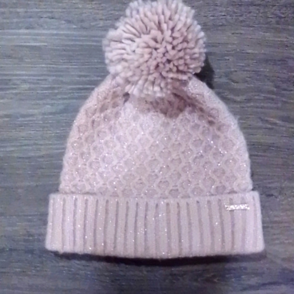 Pink Skechers hat